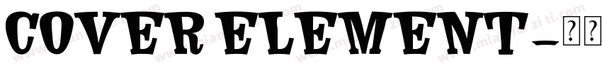COVER ELEMENT字体转换